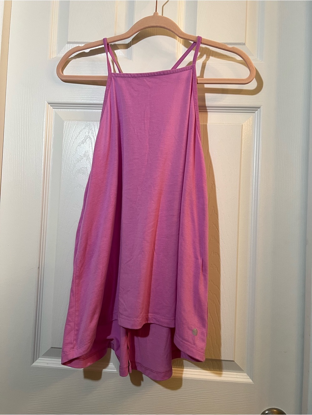 🦋 Apana Pink Sleeveless Tank Top with Double Straps size large